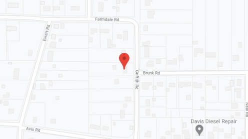 Map of the neighborhood around Griffith Place