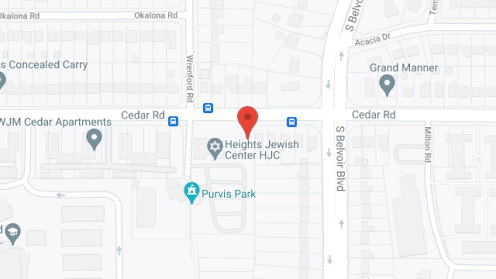 Map of the neighborhood around Gentle Care VI