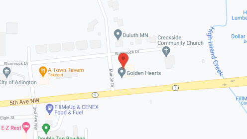 Map of the neighborhood around Golden Hearts Inc