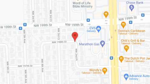 Map of the neighborhood around Rainbow Care Center 2