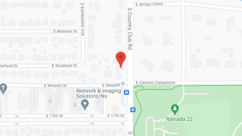 Map of the neighborhood around Simancas Assisted Living