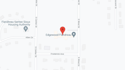 Map of the neighborhood around Edgewood Flandreau