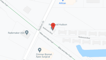 Trails of Hudson in google map