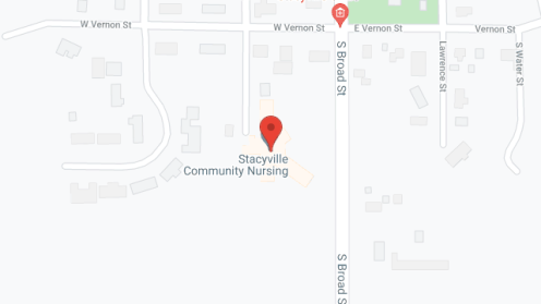 Map of the neighborhood around STACYVILLE COMMUNITY NURSING HOME
