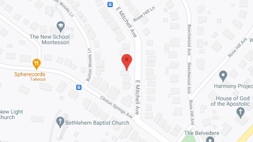 Map of the neighborhood around Bonnie's Place