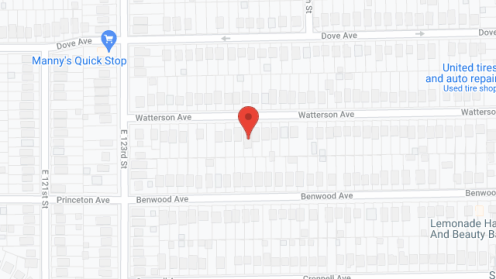 Map of the neighborhood around Carter Group Home