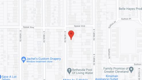 Map of the neighborhood around Close To Home - The Classic