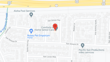 Comforts of Home Senior Care in google map