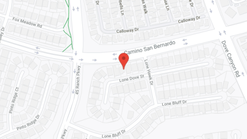 Map of the neighborhood around Dove Canyon Guest Home