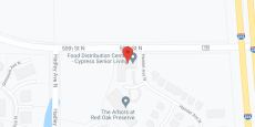Cypress Senior Living at Red Oak Preserve in google map