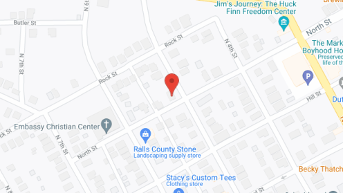 Map of the neighborhood around Omega House I, LLC