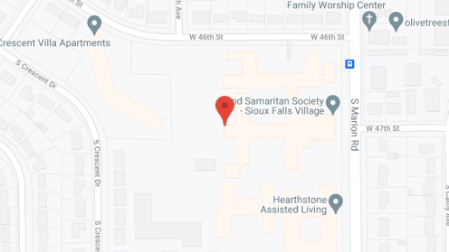 Map of the neighborhood around Crescent Villa