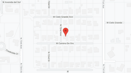 Map of the neighborhood around Camino De Oro Senior Living