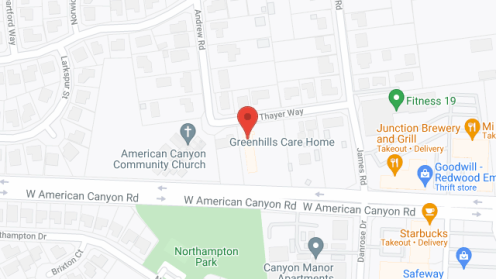 Map of the neighborhood around Greenhills Care Home