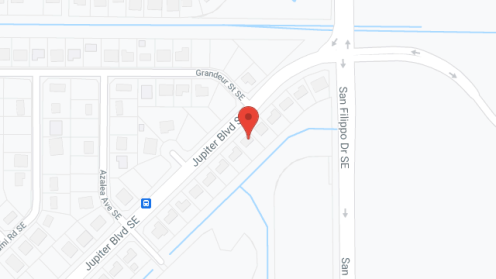 Map of the neighborhood around Living With Joy