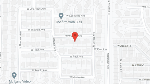 Map of the neighborhood around Nina's Home 2