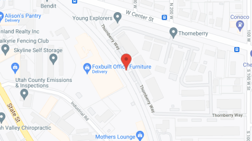 Map of the neighborhood around Thorneberry Atrium