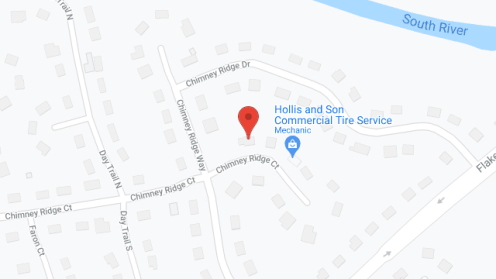 Map of the neighborhood around The Lazarus House