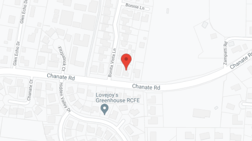 Map of the neighborhood around Chanate Care Home