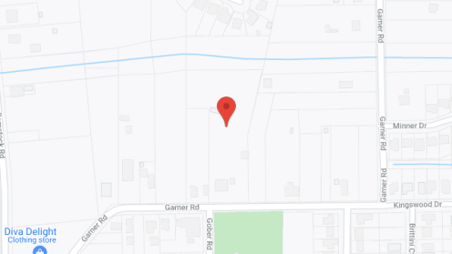 Map of the neighborhood around Caring Hands