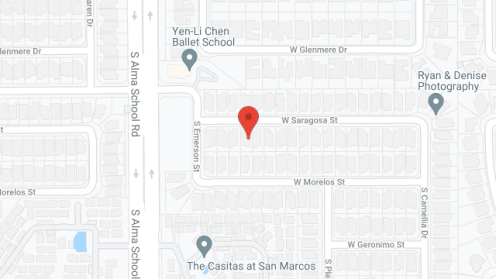 Map of the neighborhood around White Roses Assisted Living