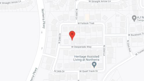 Map of the neighborhood around North Valley Assisted Living