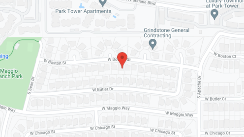 Map of the neighborhood around Villa Jean