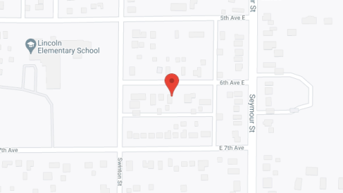 Map of the neighborhood around Sue's Place