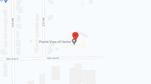 Map of the neighborhood around Prairie View of Hector