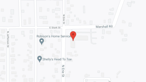 Map of the neighborhood around Burnett Manor