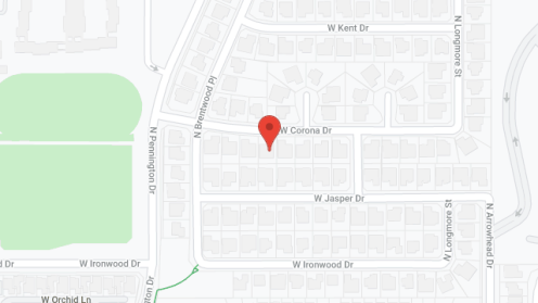 Map of the neighborhood around The Pasadena at Chandler