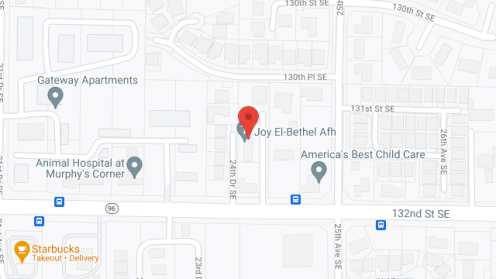 Map of the neighborhood around Joy El-Bethel AFH