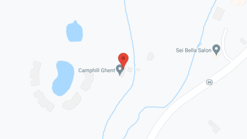 Map of the neighborhood around Camphill Ghent