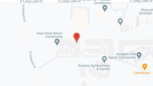 Map of the neighborhood around View Point Senior Community