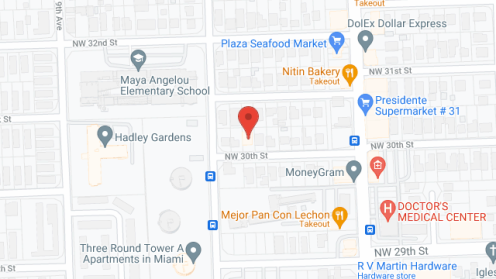 Map of the neighborhood around Villa Serena III