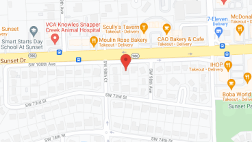 Sunset Senior Care of Miami Inc. in google map