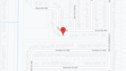 Map of the neighborhood around Winnifred ALF
