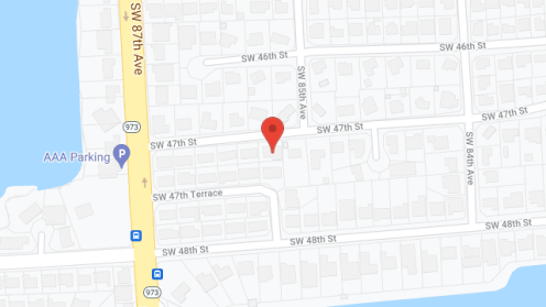 Map of the neighborhood around Manos Amigas ALF
