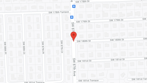 Map of the neighborhood around Martha's Garden ALF