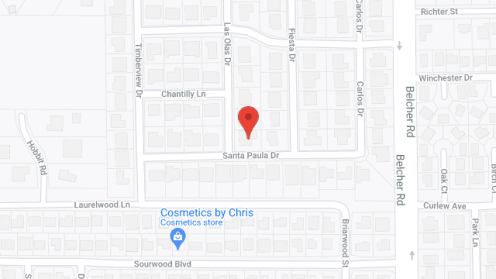 Map of the neighborhood around Lifetides Home INC