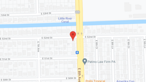Map of the neighborhood around Mount Sinai Christian Home