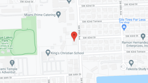 Map of the neighborhood around Precious Times