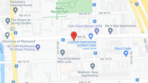 Map of the neighborhood around Norcrist