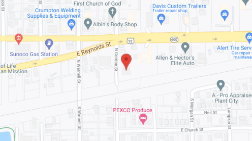 Map of the neighborhood around Heritage View of Plant City
