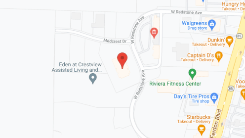 Map of the neighborhood around Crescent Park Village