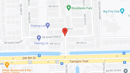 Map of the neighborhood around Little Havana II