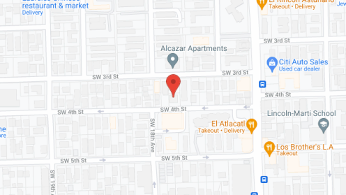 Map of the neighborhood around Maria's Palace Corp