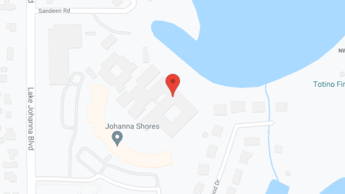 Map of the neighborhood around Johanna Shores