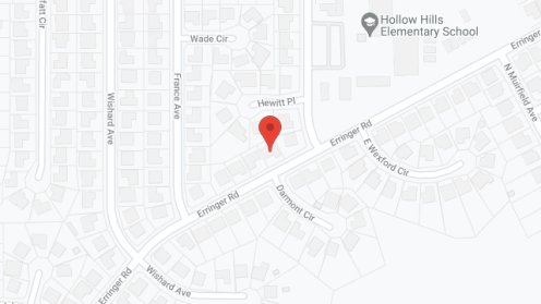 Map of the neighborhood around A Bradley House II