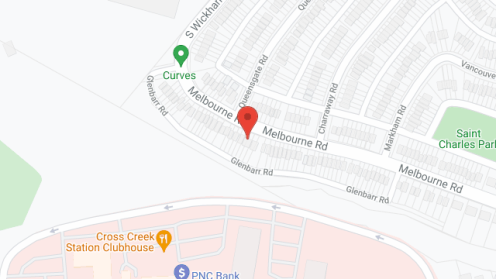 Map of the neighborhood around The Scotland